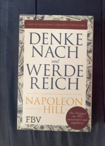 Denke nach und werde reich von 1937 - Napoleon Hill - Cover